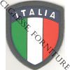 Scudetto Italia GdF plastificato grigio